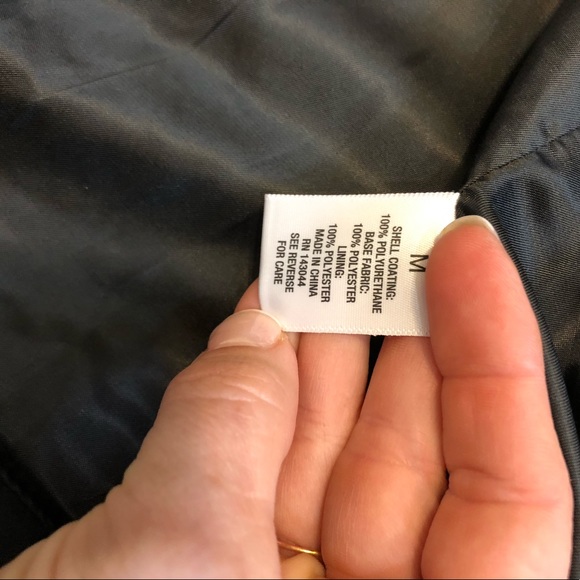 Roz & Ali black ruffled vegan leather jacket - Picture 4 of 5